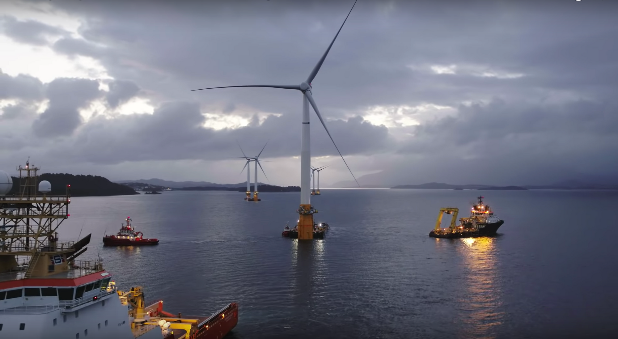 Spectacular images, video tell the story of the world's first offshore wind farm