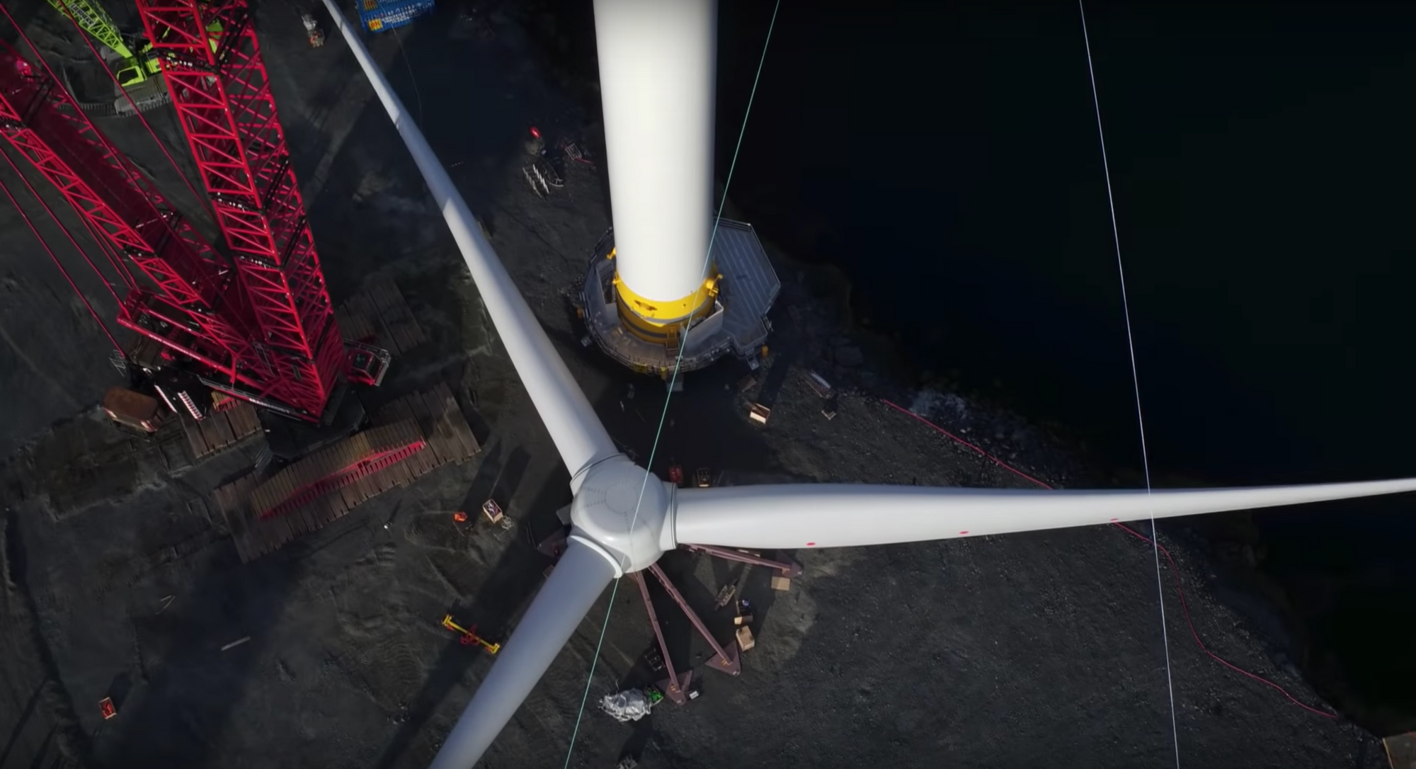 Spectacular images, video tell the story of the world's first offshore wind farm