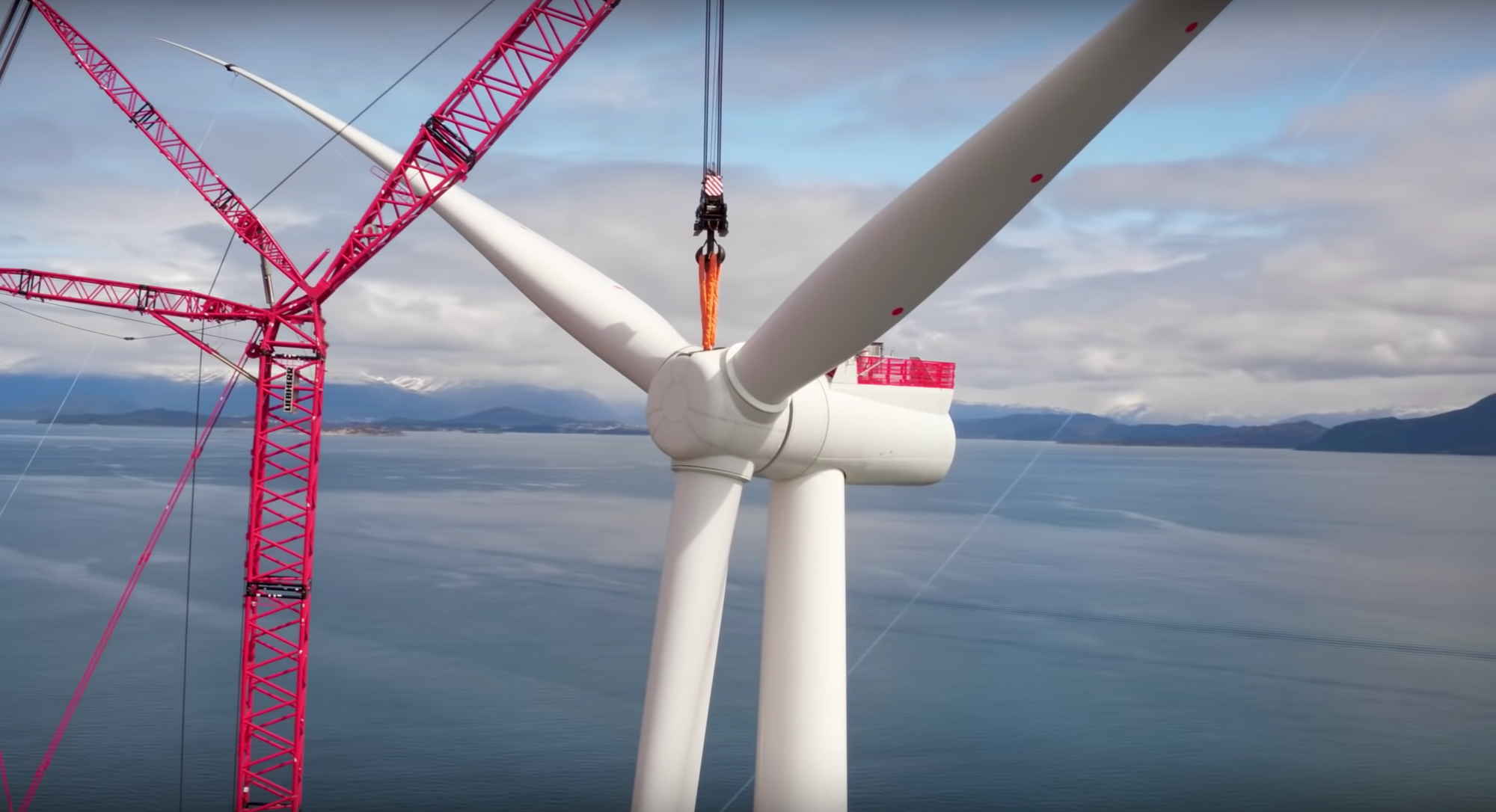 Spectacular images, video tell the story of the world's first offshore wind farm