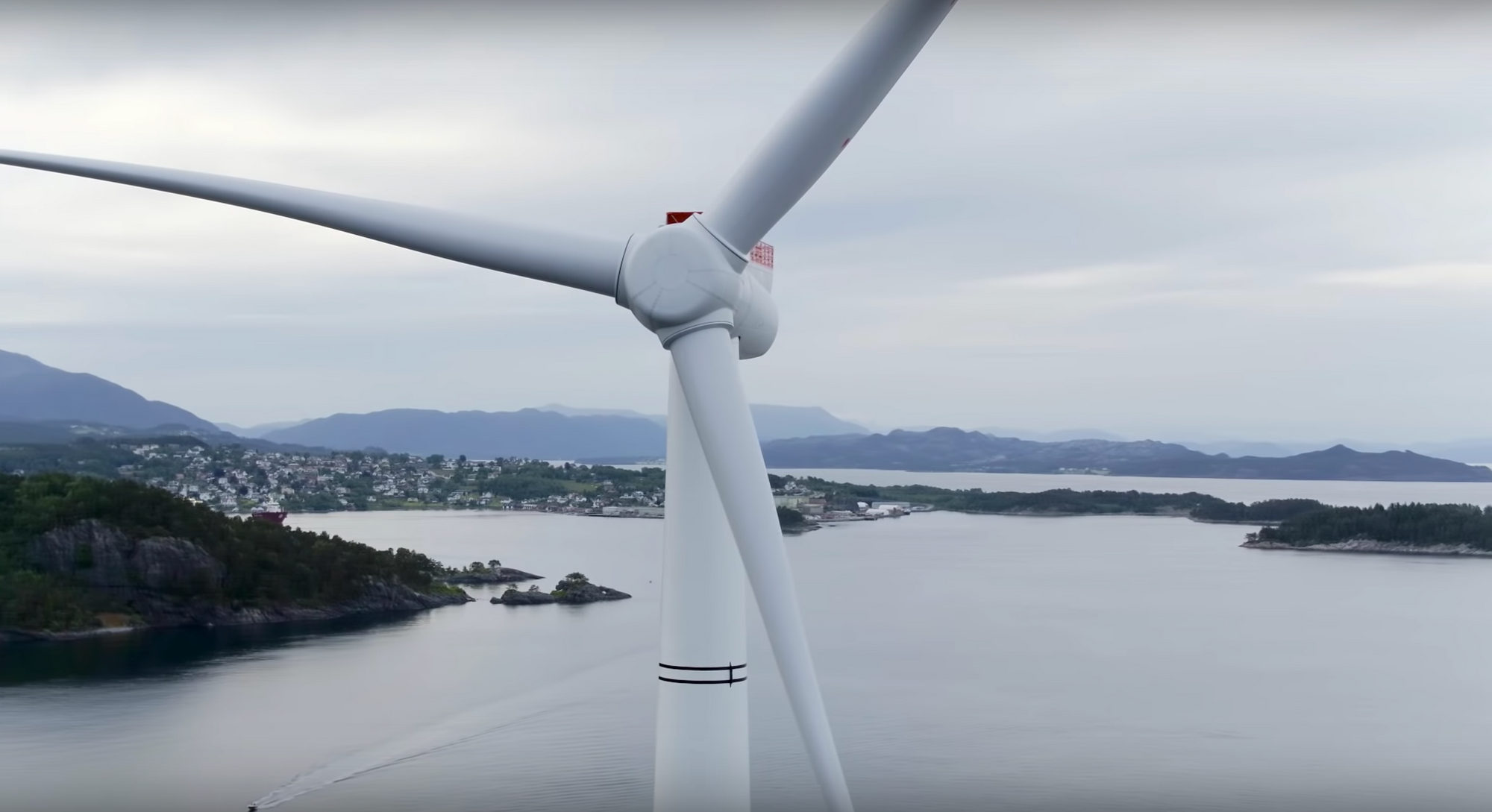 Spectacular images, video tell the story of the world's first offshore wind farm