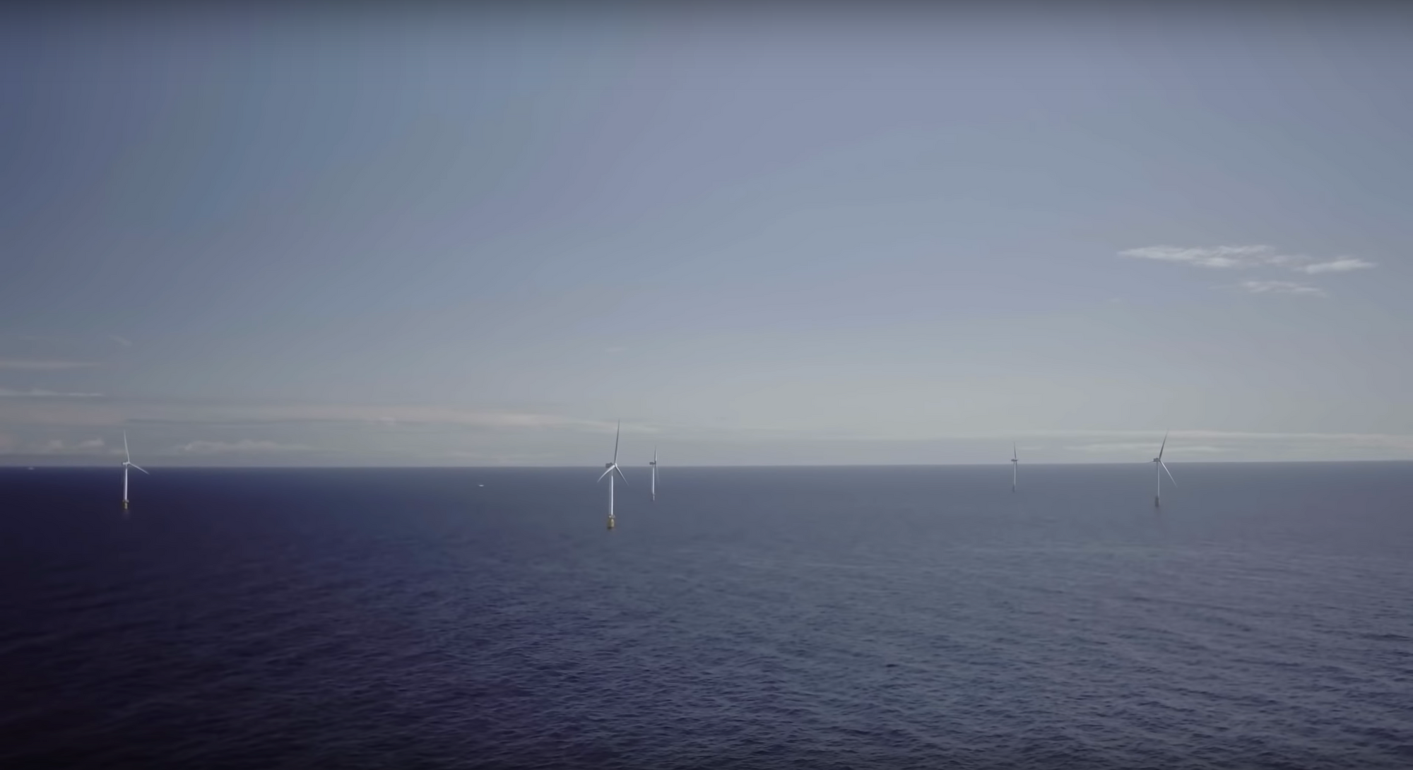 Spectacular images, video tell the story of the world's first offshore wind farm