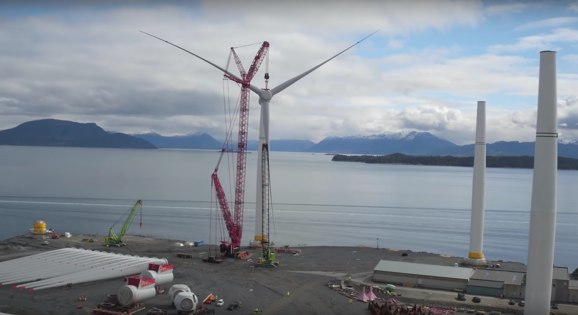 Spectacular images, video tell the story of the world's first offshore wind farm