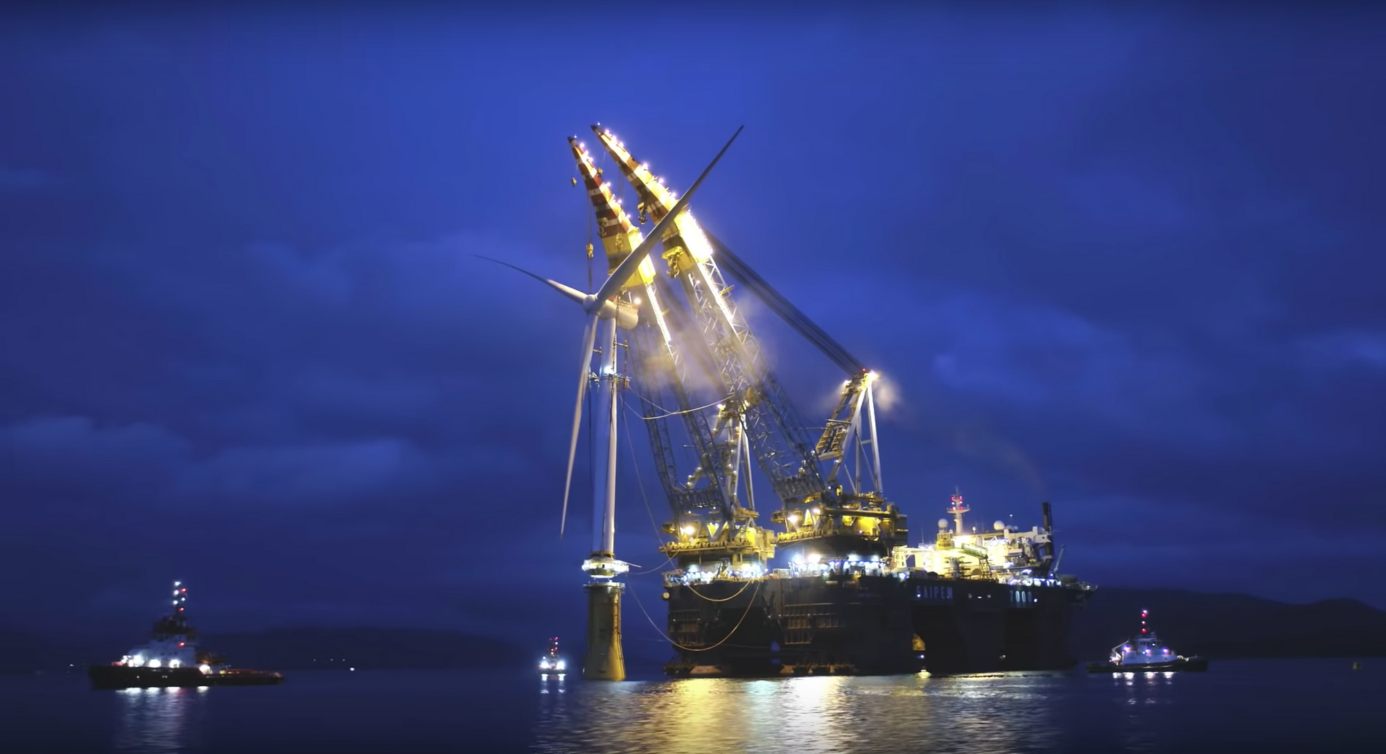 Spectacular images, video tell the story of the world's first offshore wind farm